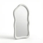 مرايا "كلاودي" (إطار قماش باندا أبيض)