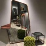 ⁦مرايا "هارموني" (تصميم هندسي بـ رف جانبي)⁩ - الصورة ⁦2⁩