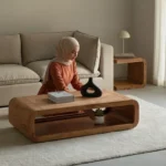 ⁦طاولة قهوة "درام" (تصميم أسطواني)⁩ - الصورة ⁦3⁩