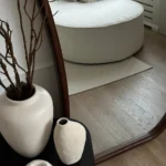 ⁦مرايا "موكا" (إطار خشب زان بني)⁩ - الصورة ⁦3⁩