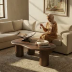 ⁦ترابيزة وسط "أورا" (تصميم انسيابي حر)⁩ - الصورة ⁦3⁩