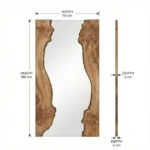 ⁦مرايا طويلة "تيمبر" (خشب طبيعي )⁩ - الصورة ⁦6⁩