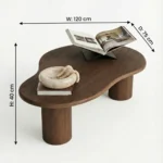 ⁦ترابيزة وسط "أورا" (تصميم انسيابي حر)⁩ - الصورة ⁦5⁩