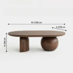 ⁦ترابيزة وسط "جلوب" (تصميم نحتي مميز)⁩ - الصورة ⁦5⁩