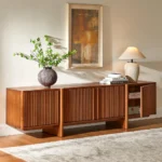 ⁦وحدة تلفزيون "أستون" (شرائح خشبية رأسية)⁩ - الصورة ⁦4⁩