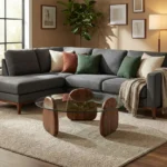 ⁦ترابيزة وسط "أوسلو" (قاعدة خشب وزجاج)⁩ - الصورة ⁦9⁩