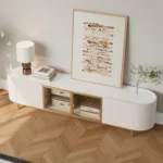 ⁦وحدة تلفزيون "سيلينا" (سطح رخامي وتفاصيل ذهبية)⁩ - الصورة ⁦5⁩