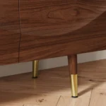 ⁦وحدة تلفزيون "ريفا" (واجهة خشبية مموجة 3D)⁩ - الصورة ⁦9⁩