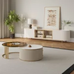 ⁦وحدة تلفزيون "سيلينا" (سطح رخامي وتفاصيل ذهبية)⁩ - الصورة ⁦6⁩